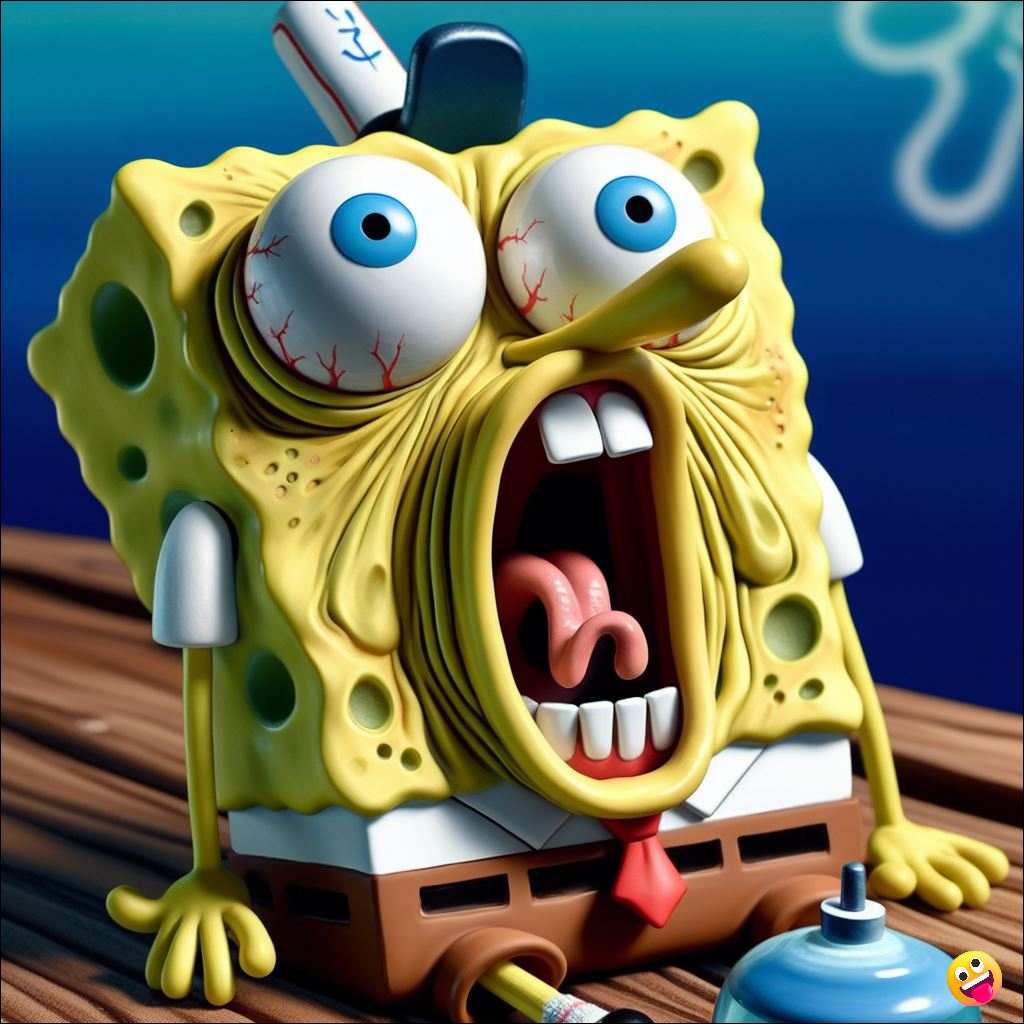 goofy SpongeBob meme