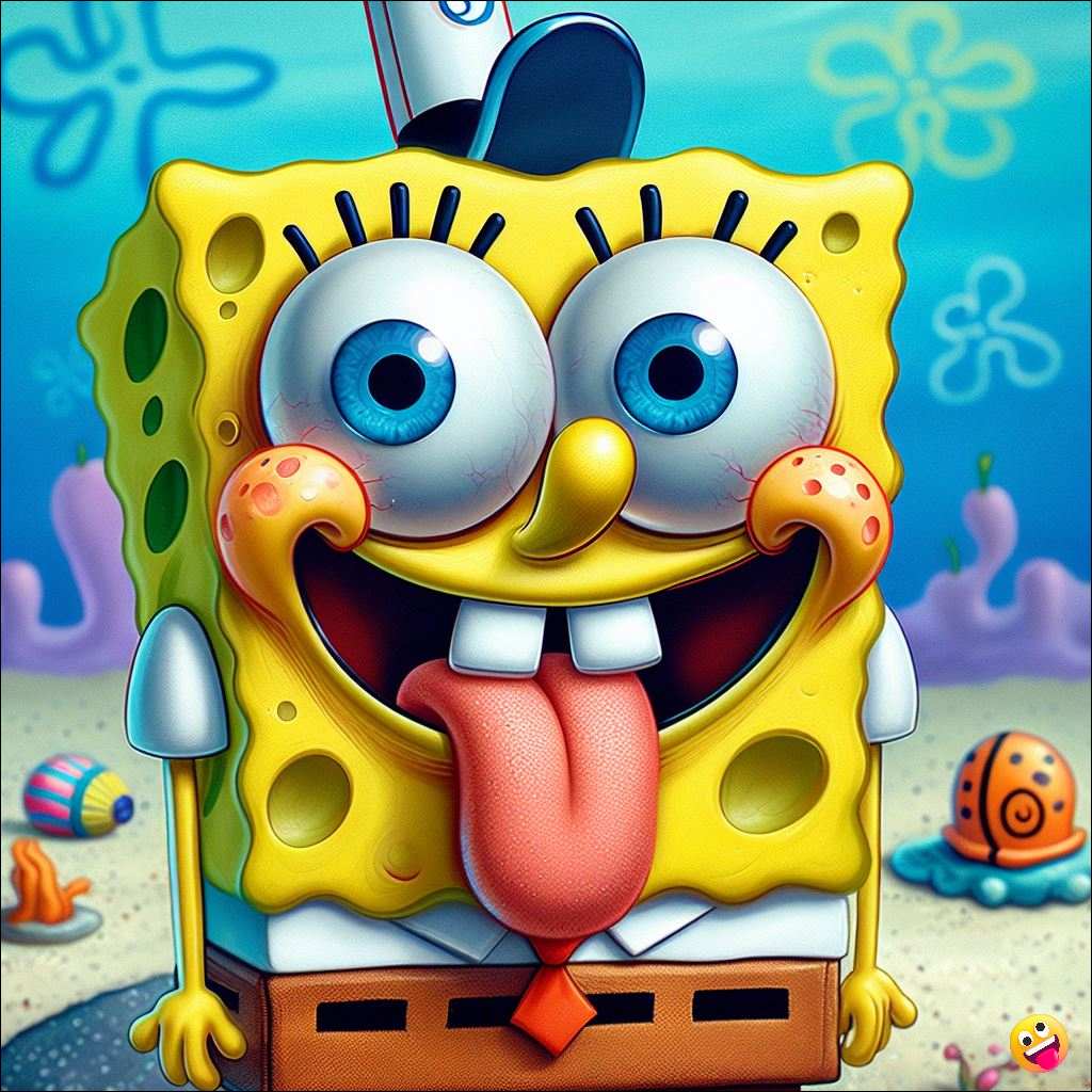 goofy ah SpongeBob meme
