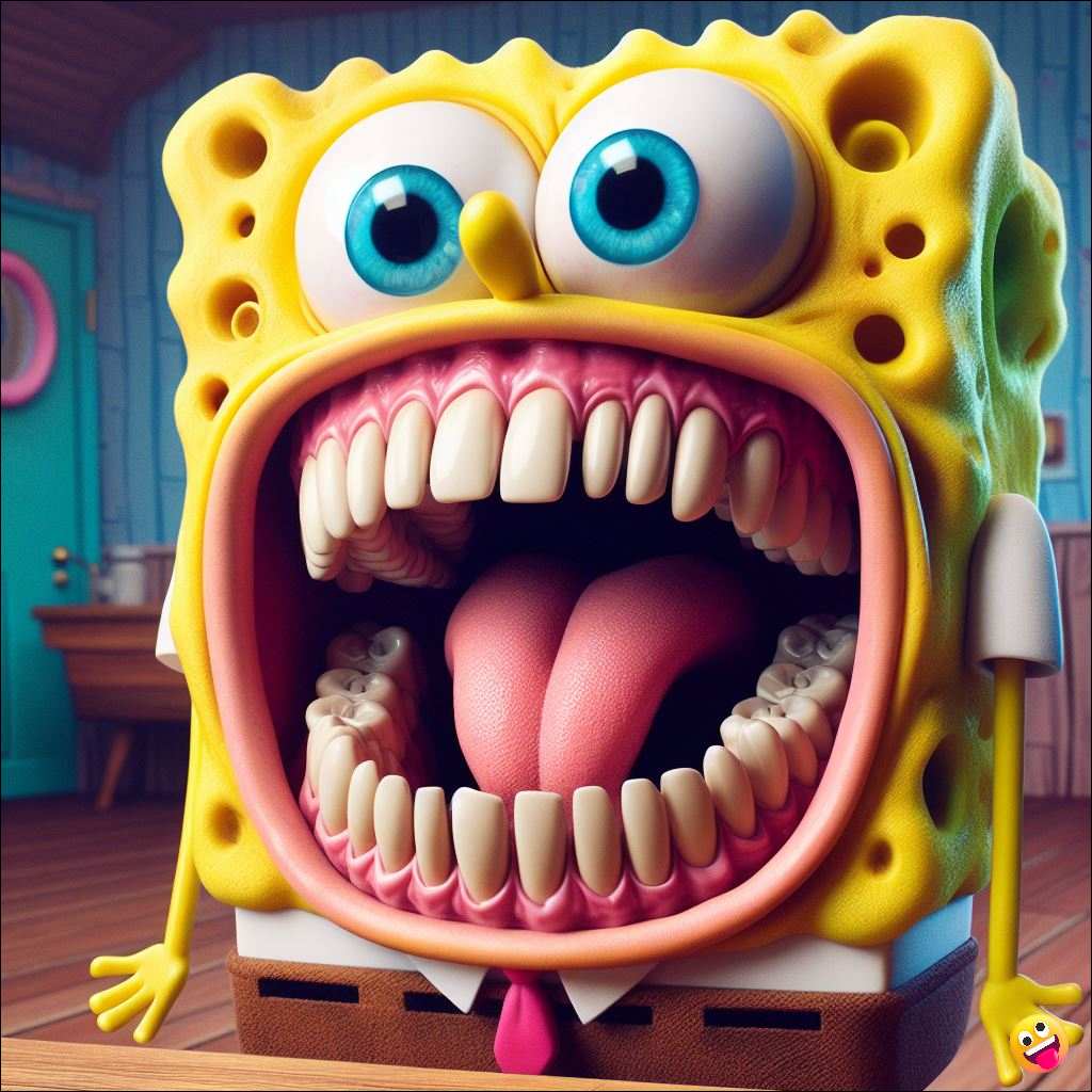 goofy ahh pictures of SpongeBobs