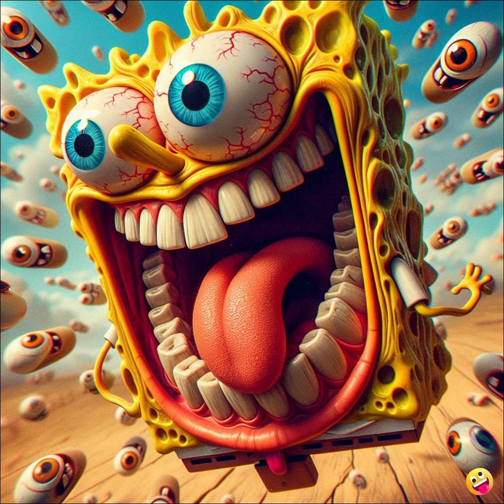 goofy SpongeBob pictures