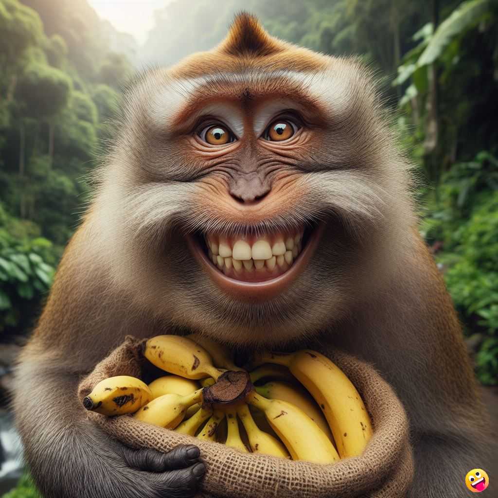 goofy looking monkey