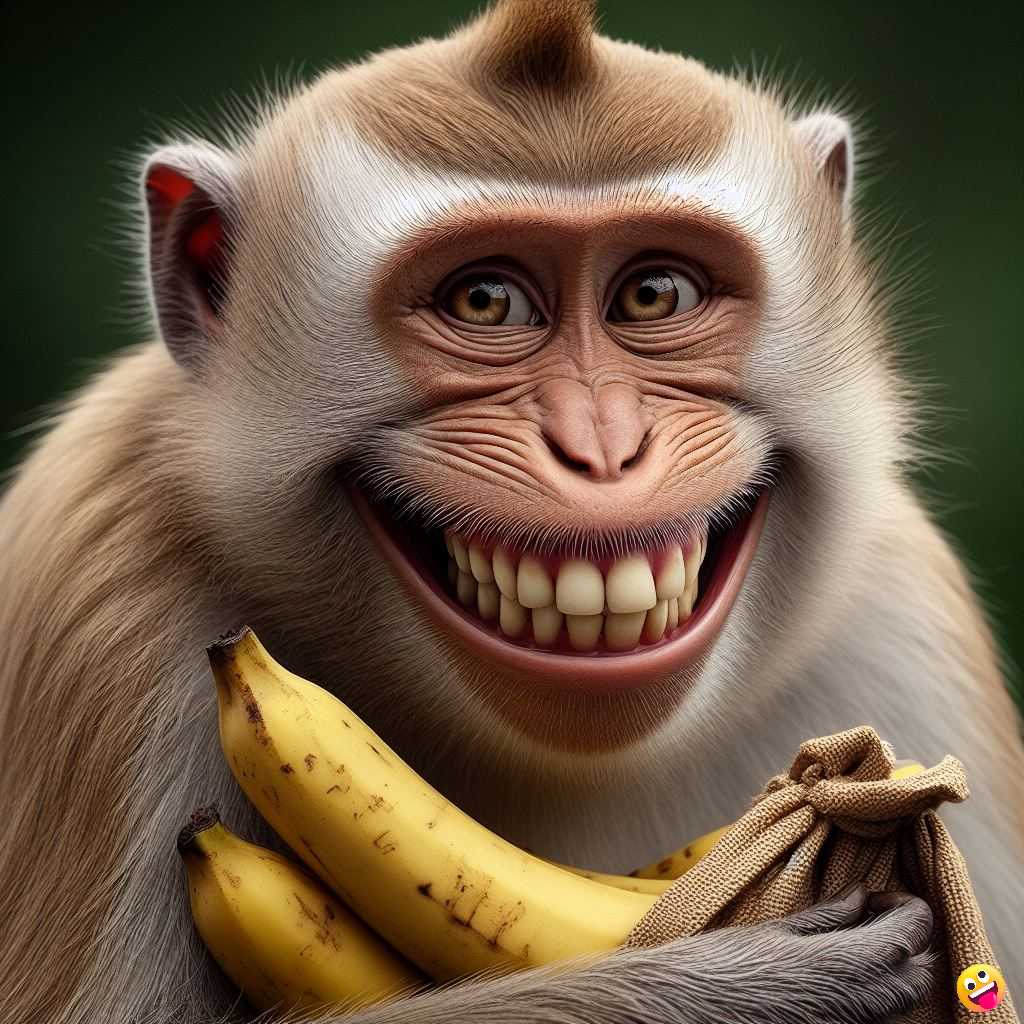 picture of goofy monkey