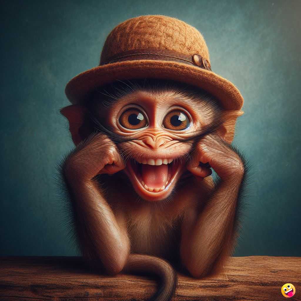 goofy ahh monkey pic